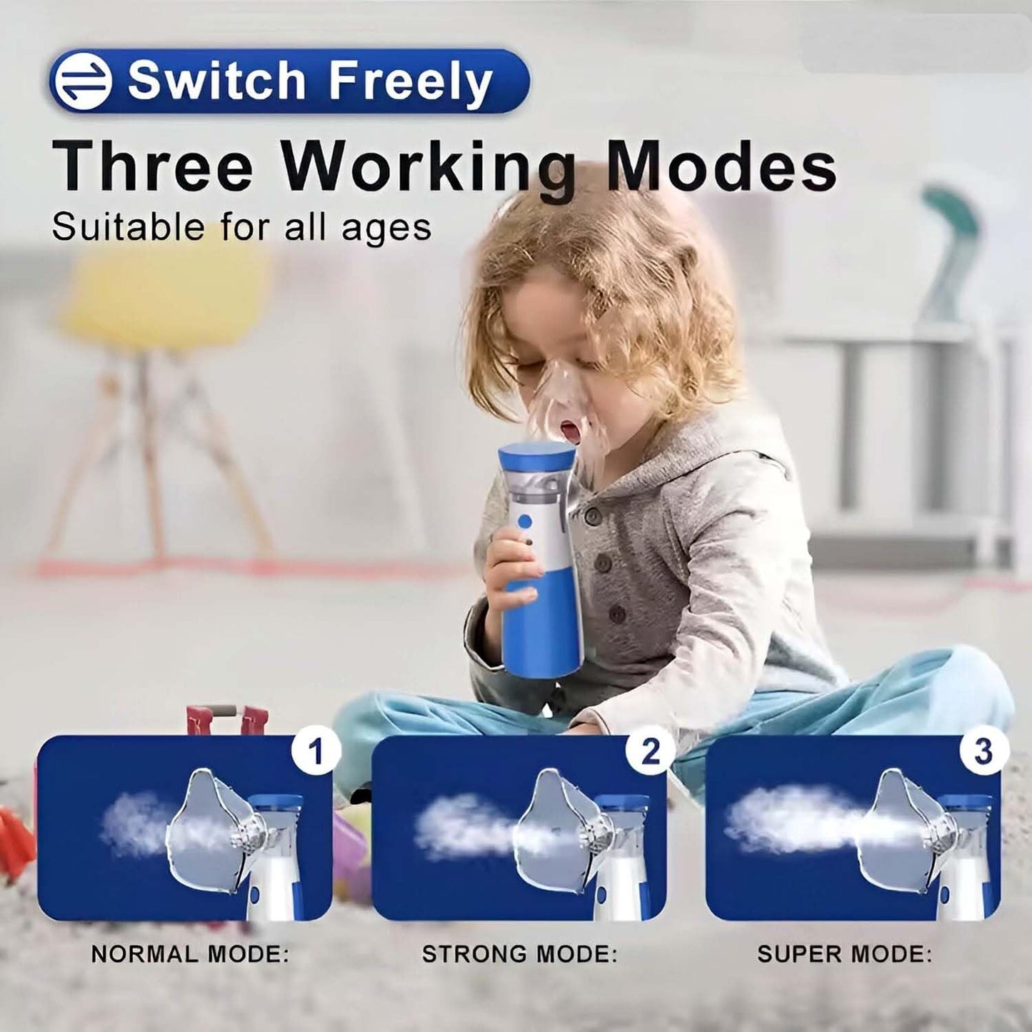 Portable | Nebulizer & Humidifier for Baby & Adults