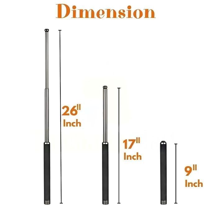 Self Defence Tactical Rod (Heavy Metal and Extendable)