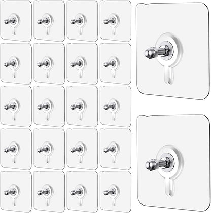 Wall Mount Screw Hooks for Kitchen Bathroom Bedroom Living Room