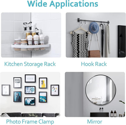 Wall Mount Screw Hooks for Kitchen Bathroom Bedroom Living Room