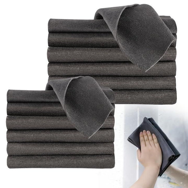 Thickened magic cleaning cloth pack of 5 for glass and home surface cleaning