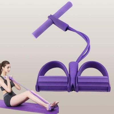 Yoga pedal puller resistance band for home gym and fitness training