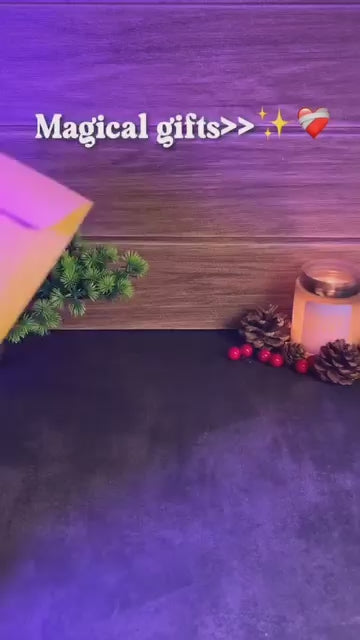 3D Crystal Ball Night Light – Dimmable LED Lamp with Wooden Base